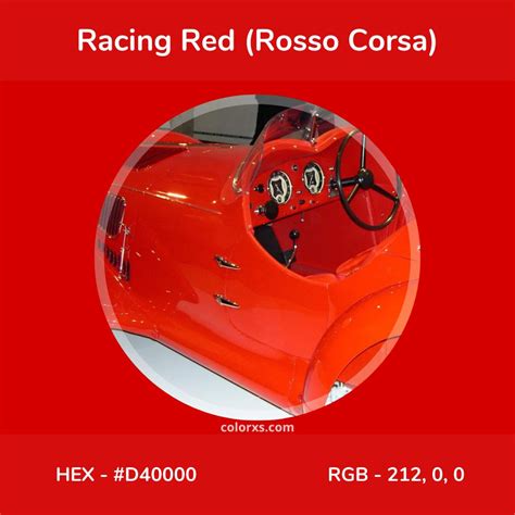 rosso corsa meaning